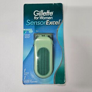 Gillette Sensor Excel Razor for Women 1 Refillable Razor 1996 vtg sealed NOS new